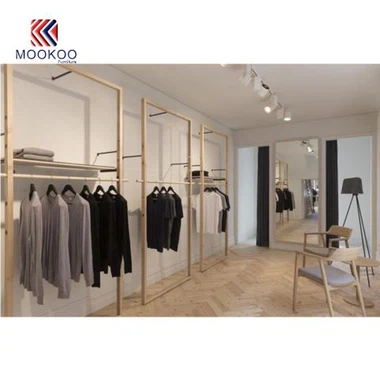 ออกแบบร้านค้าปลีกเสื้อผ้าสำเร็จรูป