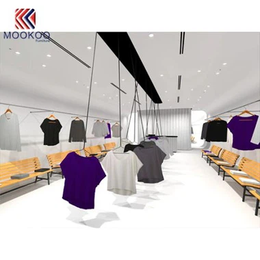 ชั้นวางสำหรับร้านเสื้อผ้า