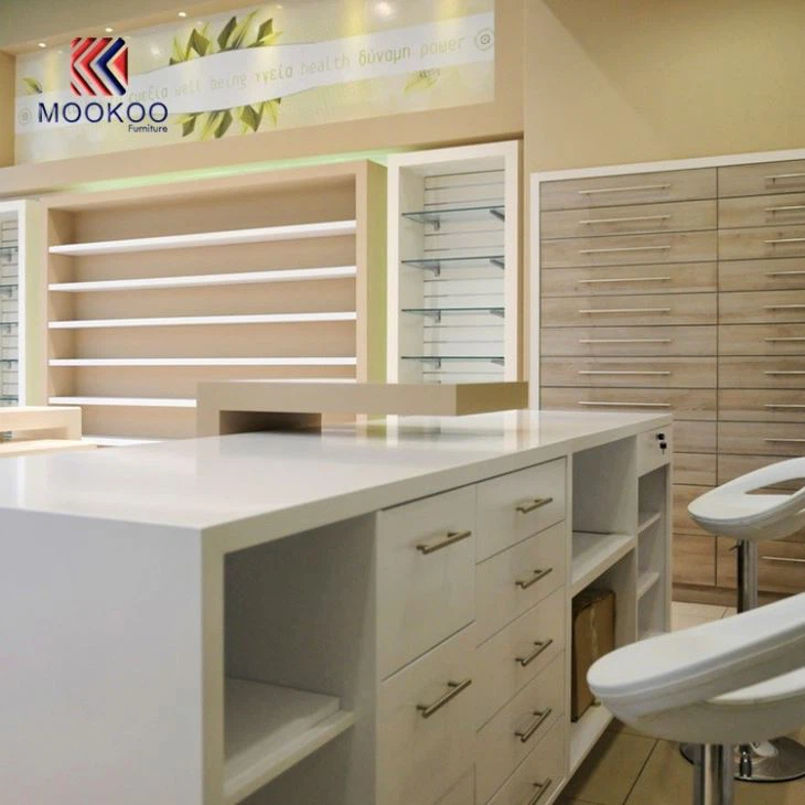 Wooden Drugstore Interior Design